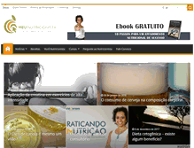 Tablet Screenshot of meunutricionista.com.br